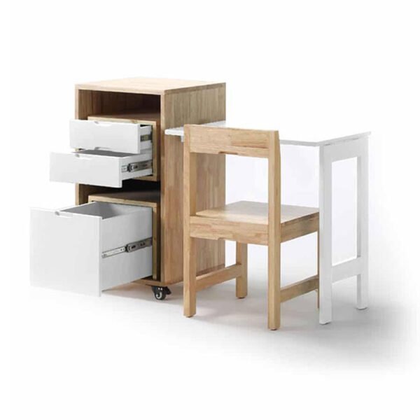 Bureau Pliant Économiseur D'espace 3 En 1 – Image 3