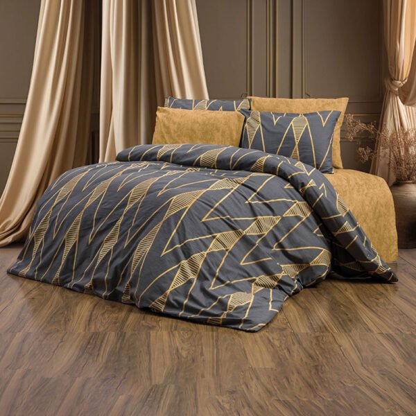 Couette 2 Places + Drap de lit + 2 Taies D’oreillers Gratuits Tissus 100% Coton (C002)
