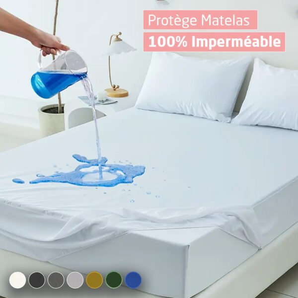 Protège-matelas Imperméable Respirant Silencieux et Confortable